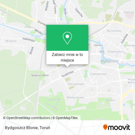 Mapa Bydgoszcz Blonie