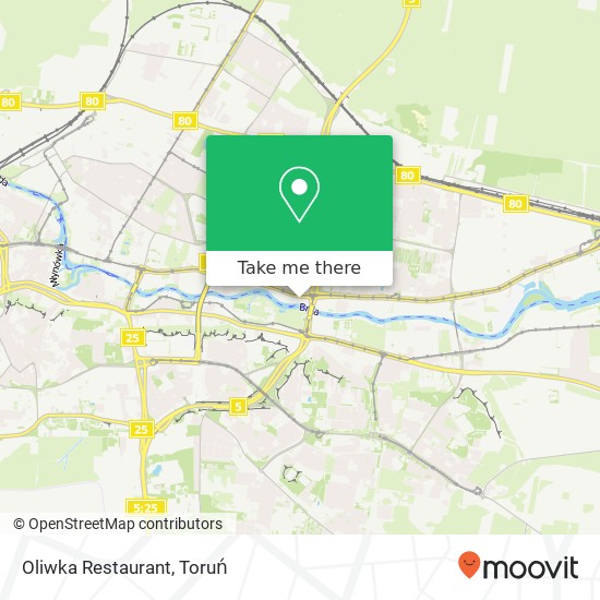 Mapa Oliwka Restaurant
