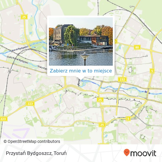 Mapa Przystań Bydgoszcz
