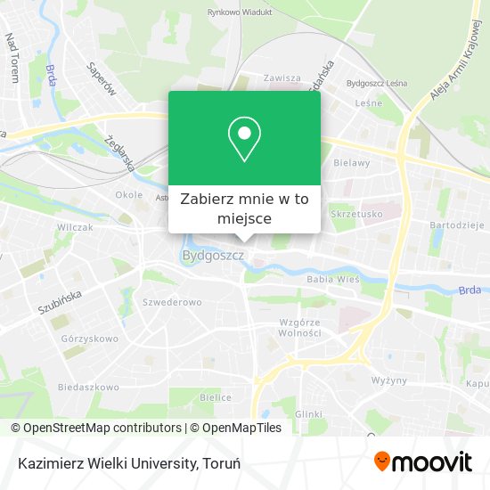 Mapa Kazimierz Wielki University