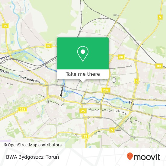 Mapa BWA Bydgoszcz