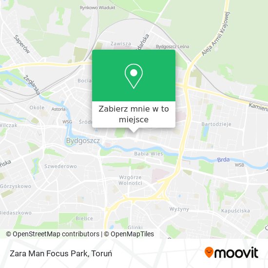 Mapa Zara Man Focus Park
