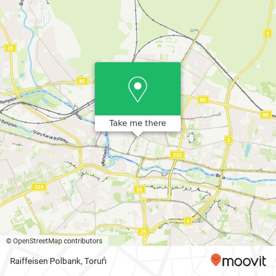Mapa Raiffeisen Polbank