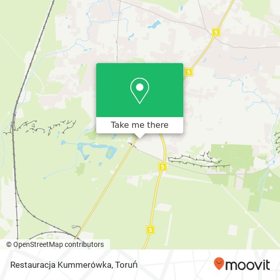 Mapa Restauracja Kummerówka