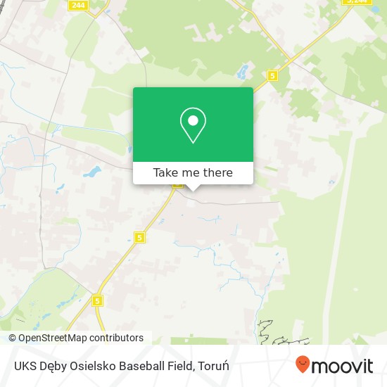 Mapa UKS Dęby Osielsko Baseball Field