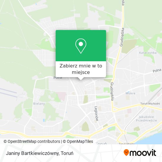 Mapa Janiny Bartkiewiczówny