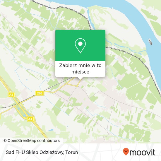 Mapa Sad FHU Sklep Odzieżowy, ulica Zdrojowa 11 87-720 Ciechocinek