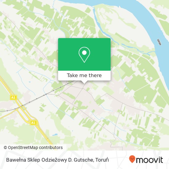 Mapa Bawełna Sklep Odzieżowy D. Gutsche, ulica Zdrojowa 18 87-720 Ciechocinek
