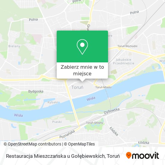 Mapa Restauracja Mieszczańska u Gołębiewskich
