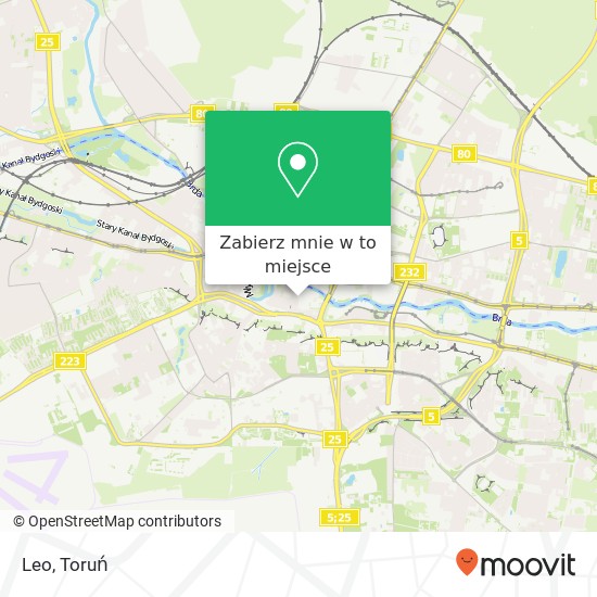 Mapa Leo, ulica Podwale 3 85-111 Bydgoszcz