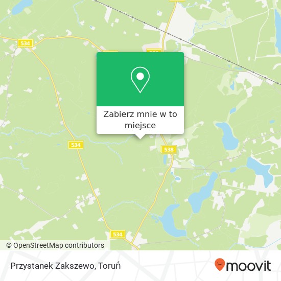 Mapa Przystanek Zakszewo