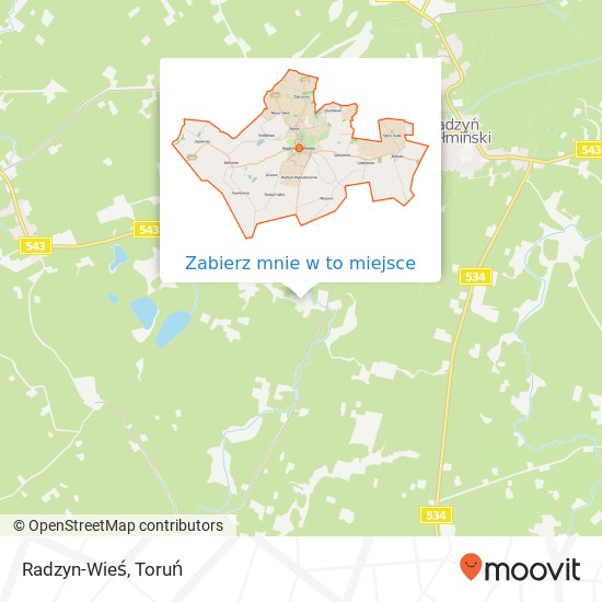 Mapa Radzyn-Wieś