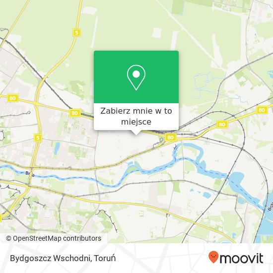 Mapa Bydgoszcz Wschodni