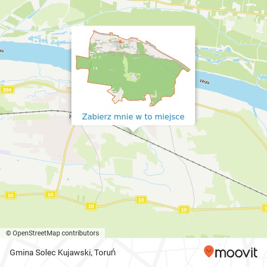 Mapa Gmina Solec Kujawski