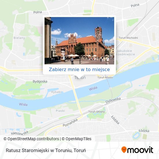 Mapa Ratusz Staromiejski w Toruniu