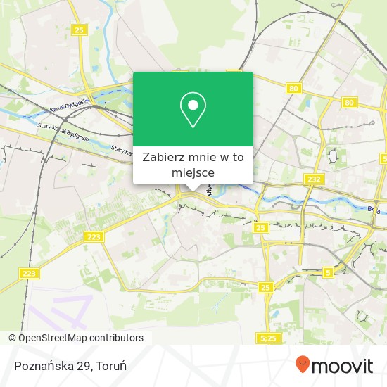 Mapa Poznańska 29