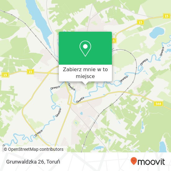 Mapa Grunwaldzka 26