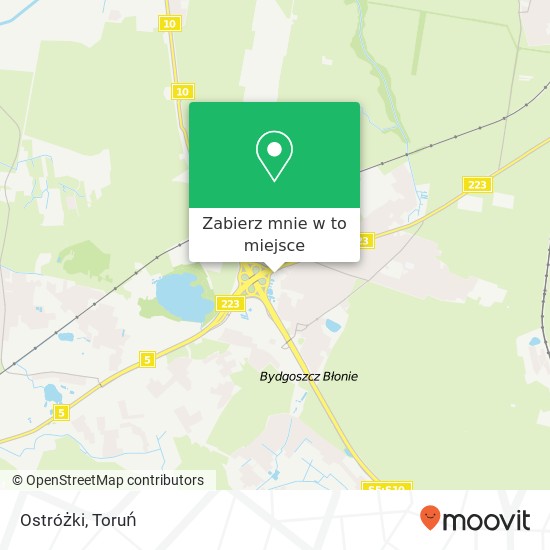 Mapa Ostróżki