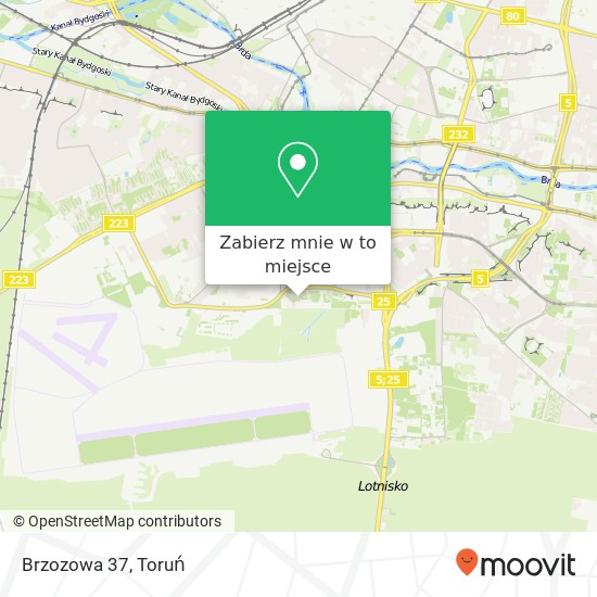 Mapa Brzozowa 37