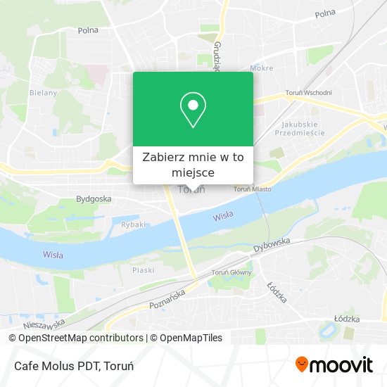 Mapa Cafe Molus PDT