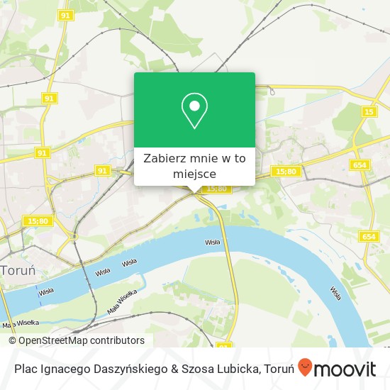 Mapa Plac Ignacego Daszyńskiego & Szosa Lubicka