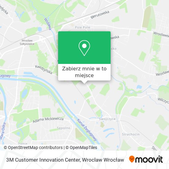 Mapa 3M Customer Innovation Center
