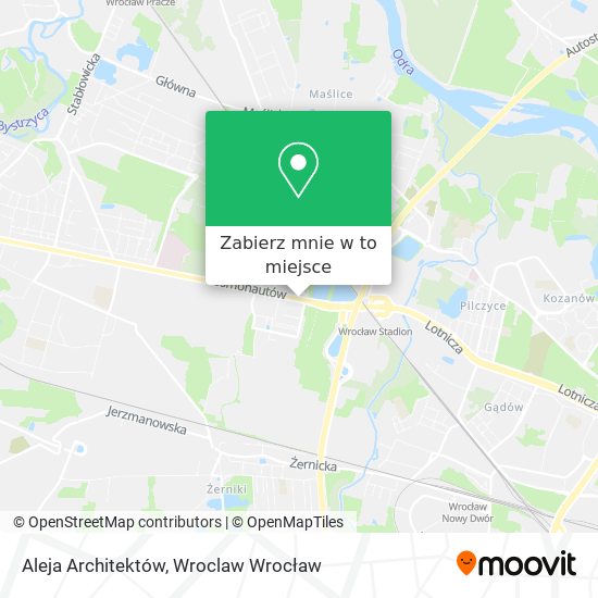 Mapa Aleja Architektów