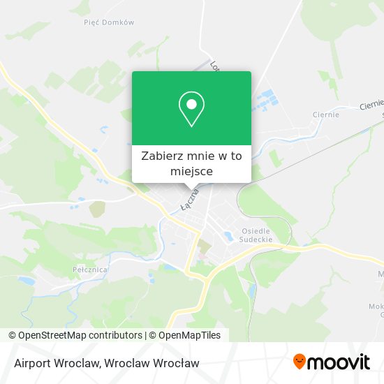 Mapa Airport Wroclaw