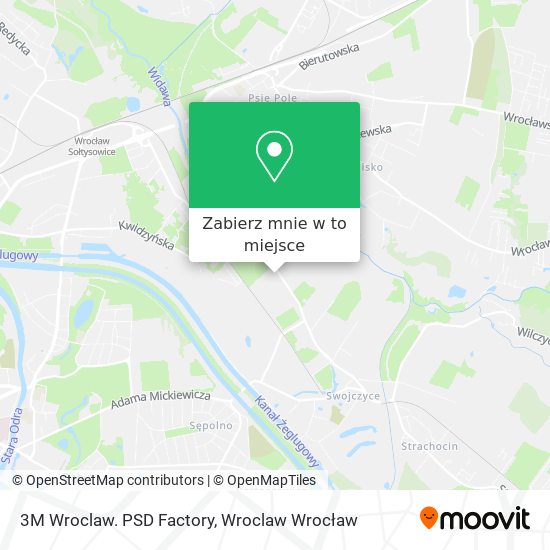 Mapa 3M Wroclaw. PSD Factory