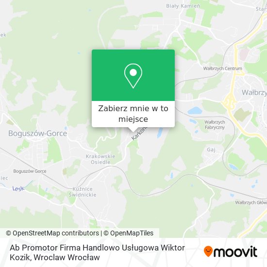 Mapa Ab Promotor Firma Handlowo Usługowa Wiktor Kozik