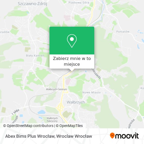 Mapa Abex Bims Plus Wrocław