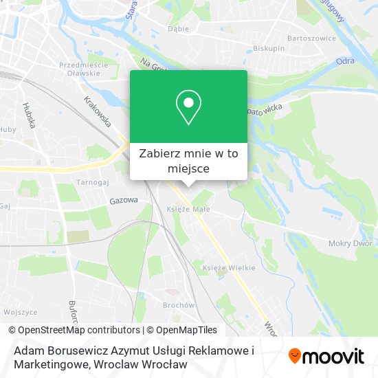 Mapa Adam Borusewicz Azymut Usługi Reklamowe i Marketingowe