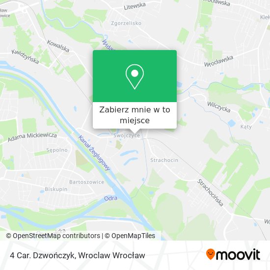 Mapa 4 Car. Dzwończyk