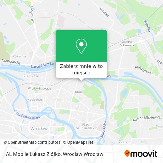Mapa AL Mobile Łukasz Ziółko