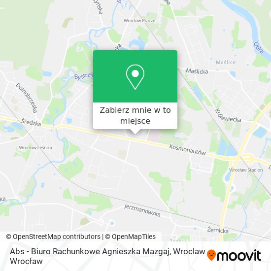 Mapa Abs - Biuro Rachunkowe Agnieszka Mazgaj