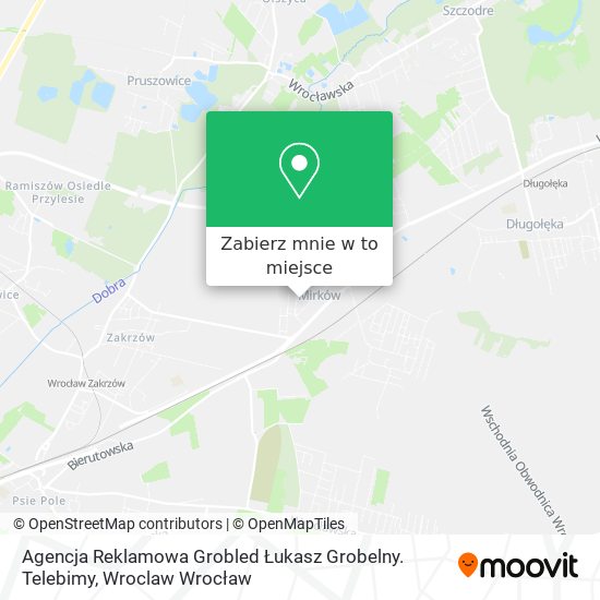 Mapa Agencja Reklamowa Grobled Łukasz Grobelny. Telebimy