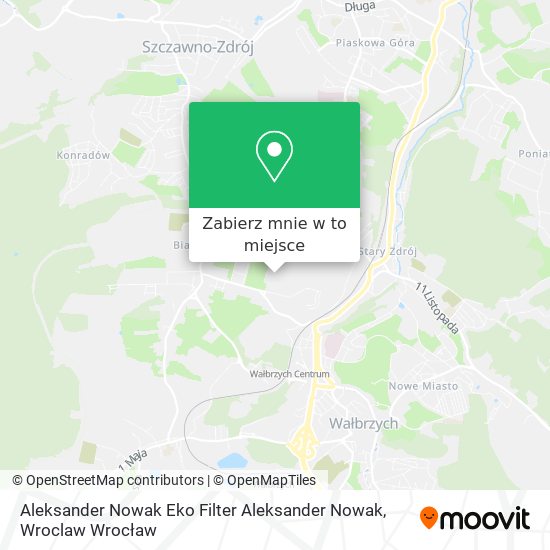 Mapa Aleksander Nowak Eko Filter Aleksander Nowak