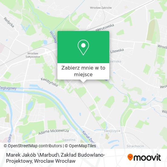 Mapa Marek Jakób \Marbud\ Zakład Budowlano-Projektowy