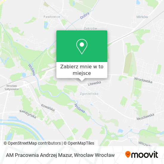 Mapa AM Pracownia Andrzej Mazur