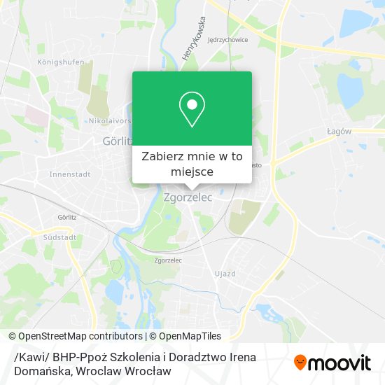 Mapa /Kawi/ BHP-Ppoż Szkolenia i Doradztwo Irena Domańska