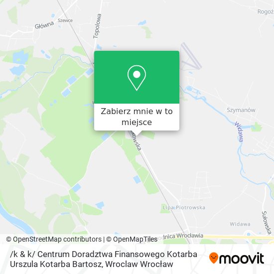 Mapa /k & k/ Centrum Doradztwa Finansowego Kotarba Urszula Kotarba Bartosz