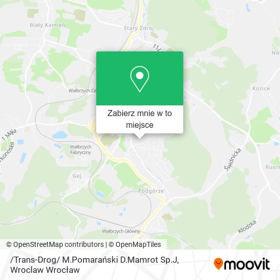 Mapa /Trans-Drog/ M.Pomarański D.Mamrot Sp.J