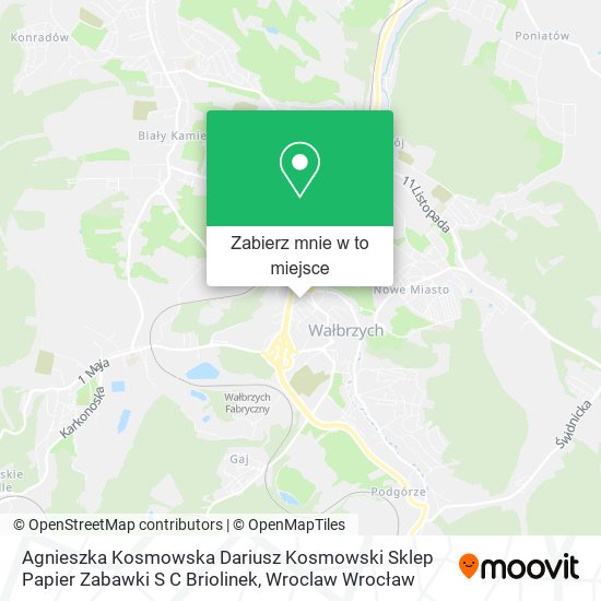 Mapa Agnieszka Kosmowska Dariusz Kosmowski Sklep Papier Zabawki S C Briolinek