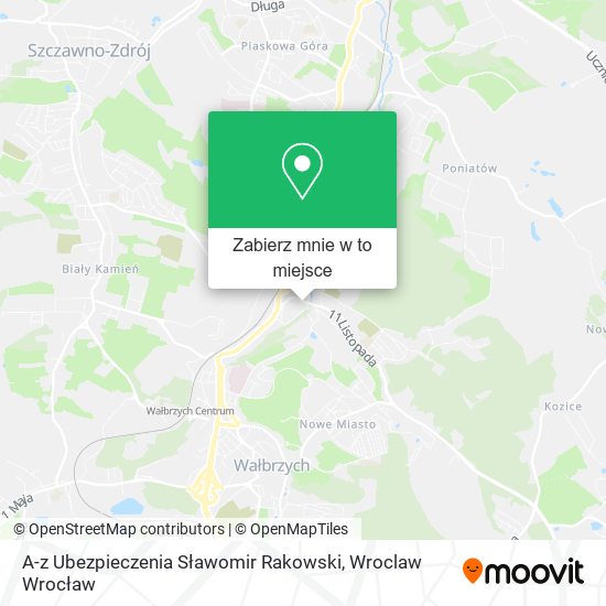 Mapa A-z Ubezpieczenia Sławomir Rakowski