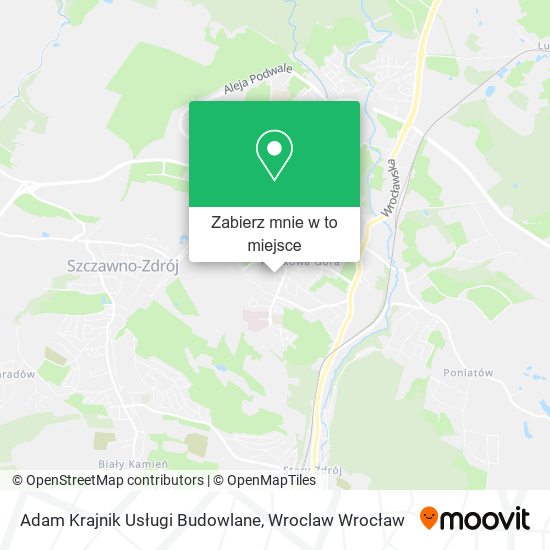 Mapa Adam Krajnik Usługi Budowlane