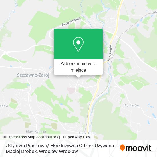 Mapa /Stylowa Piaskowa/ Ekskluzywna Odzież Używana Maciej Drobek
