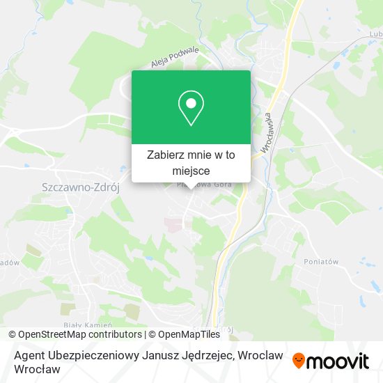 Mapa Agent Ubezpieczeniowy Janusz Jędrzejec