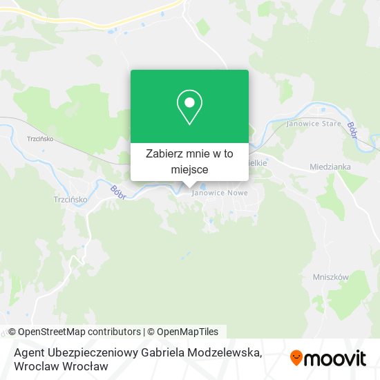 Mapa Agent Ubezpieczeniowy Gabriela Modzelewska