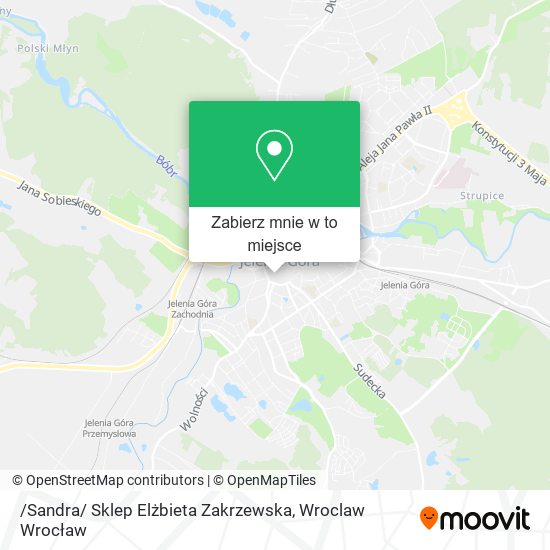 Mapa /Sandra/ Sklep Elżbieta Zakrzewska
