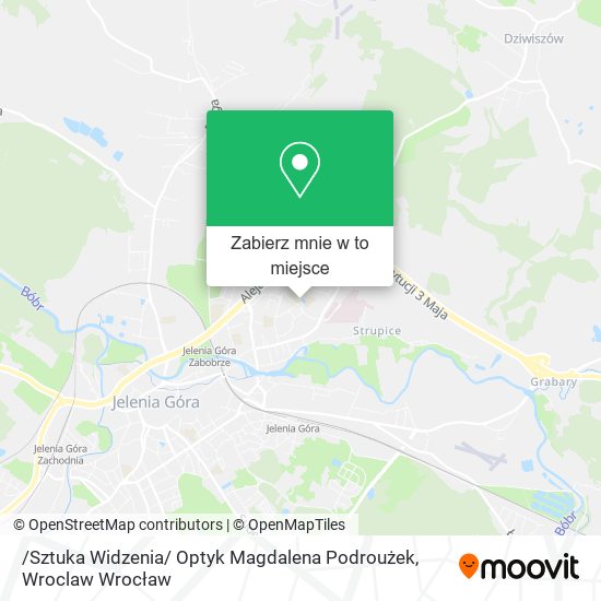 Mapa /Sztuka Widzenia/ Optyk Magdalena Podroużek